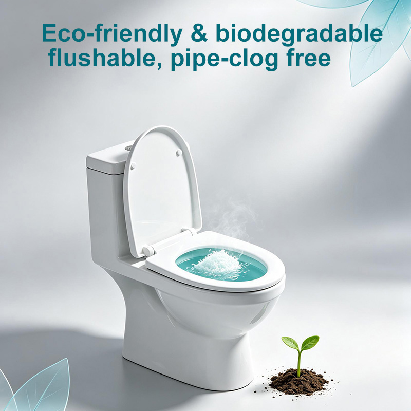 Flushable Toilet Wipes