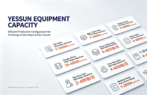 What is the production capacity of Yessun equipment