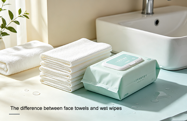 The difference between face towels and wet wipes